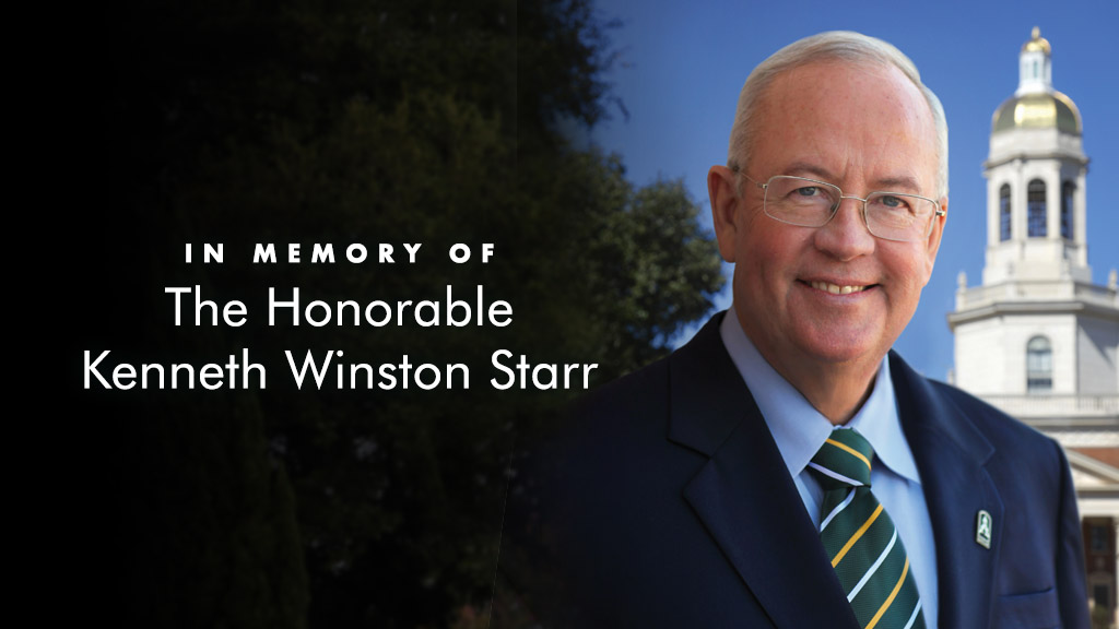 In Memory of the Honorable Kenneth Winston Starr